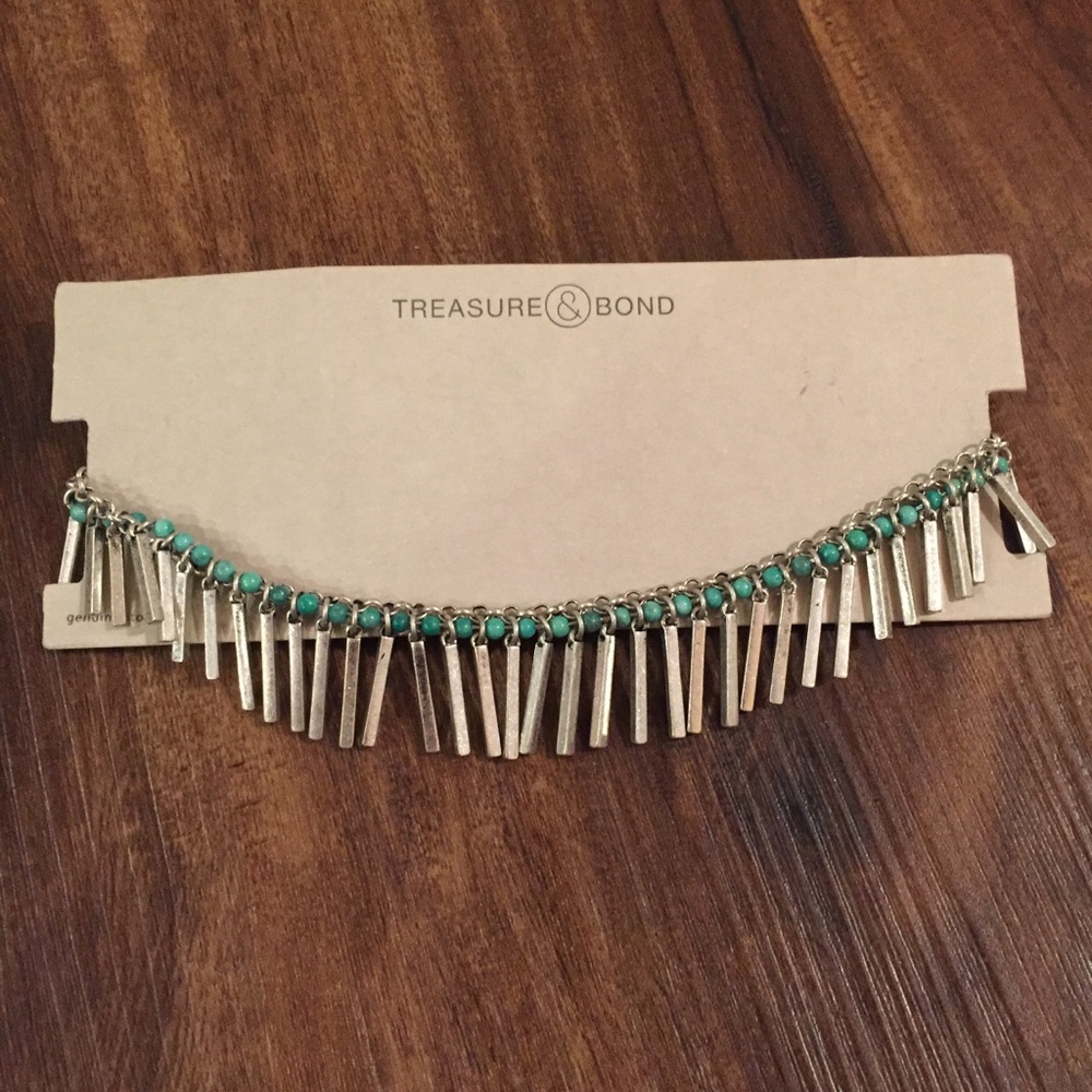 •Stone Fringe Choker• - Picture 5 of 8
